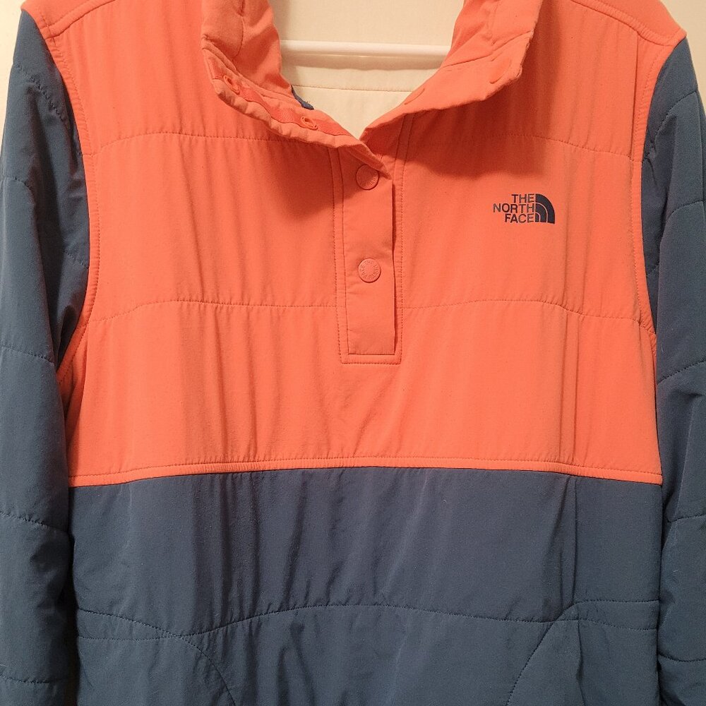 The North Face Womens Pullover Sweatshirt Pink and Blue Size XL